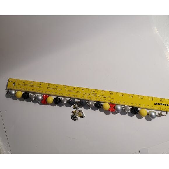 Bubblegum WALLE-E  Pendant Necklace *KIDS SIZE* 17" for kids 3+ yrs old - Picture 4 of 6